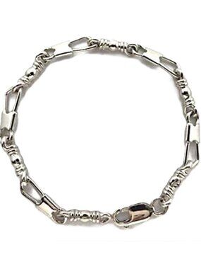 Fishers of Men Acts Sterling Silver Bracelet Medium 7.5 in